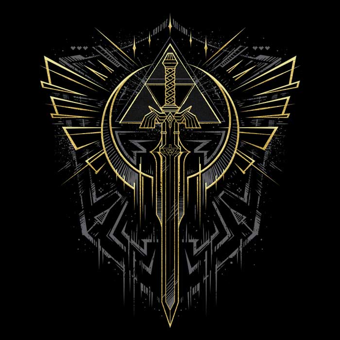 Fleece Blanket Inspired by the Hero Sword Design