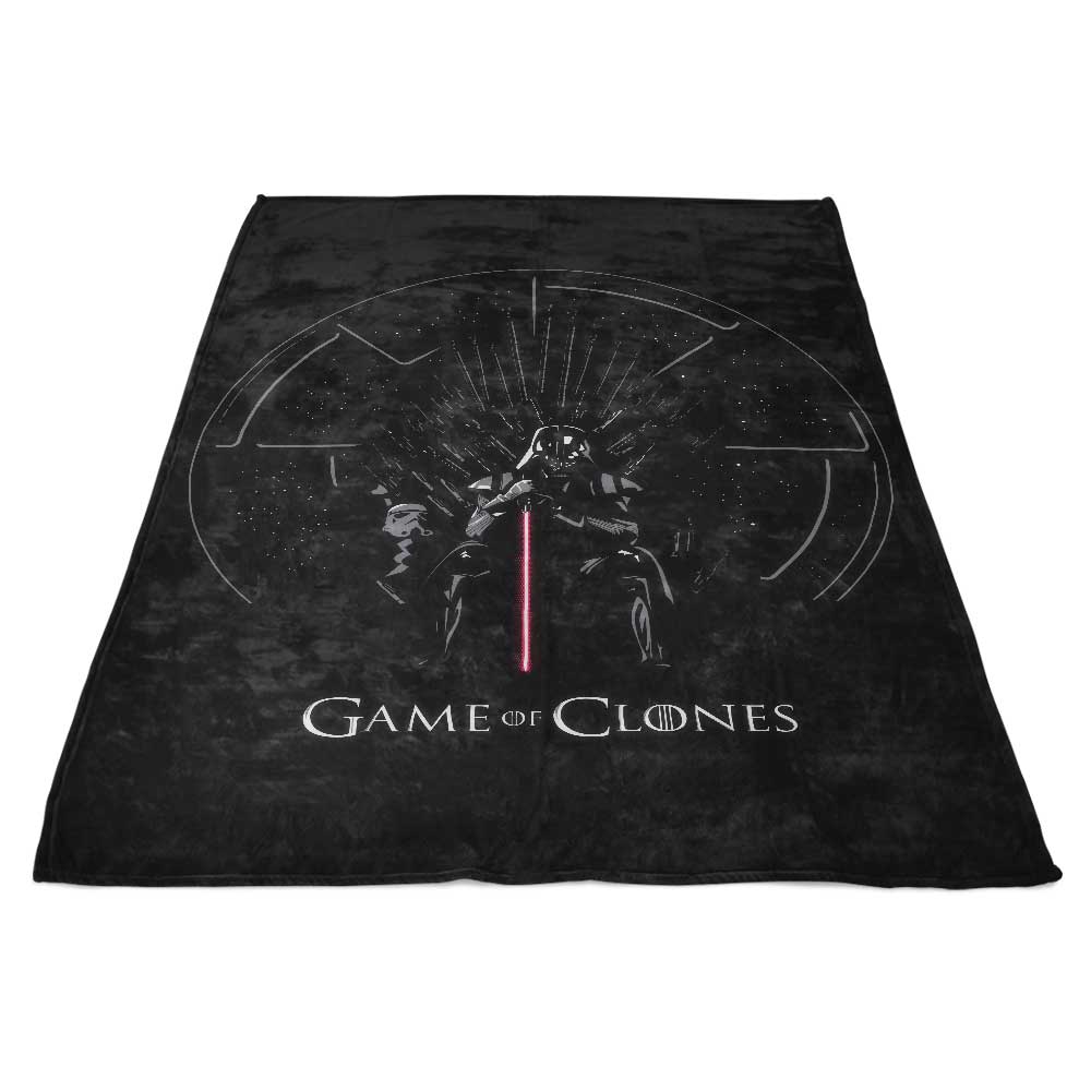 Ultra-Soft 'Game of Clones' Polyester Fleece Blanket