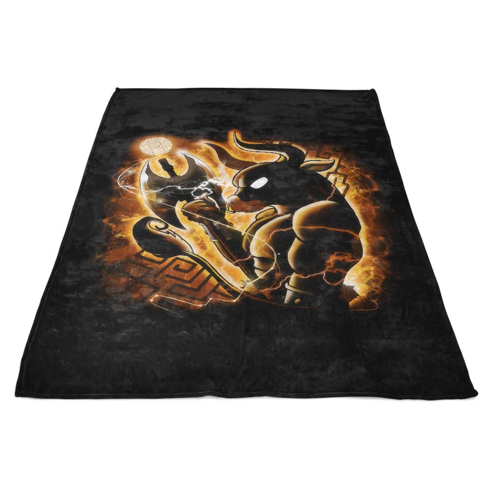 Minotaur Themed Ultra - Soft Polyester Fleece Blanket