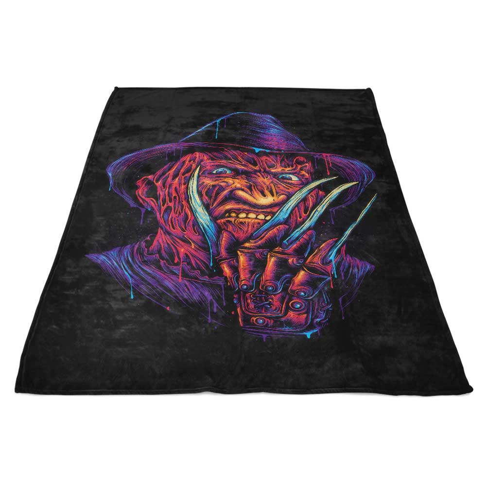 Glitchygorilla's Mysterious Glowing Nightmare Fleece Blanket