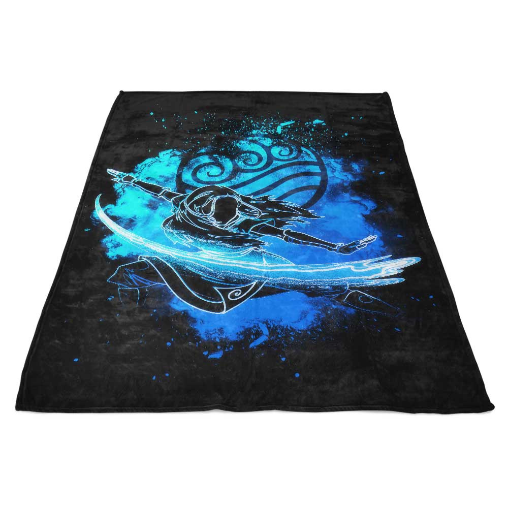 Ultra-Soft 'Soul of the Water' Polyester Fleece Blanket