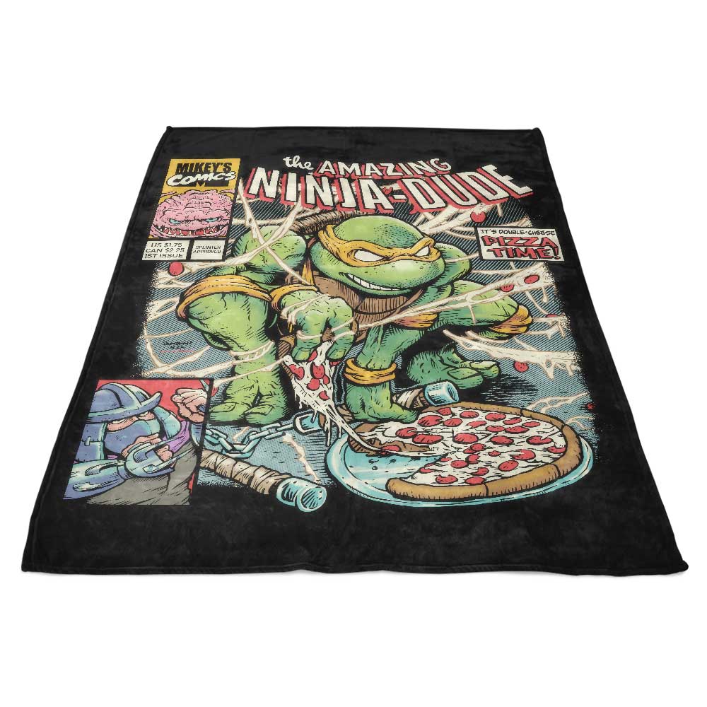 The Fantastic Ninja Guy - Super Soft Fleece Blanket