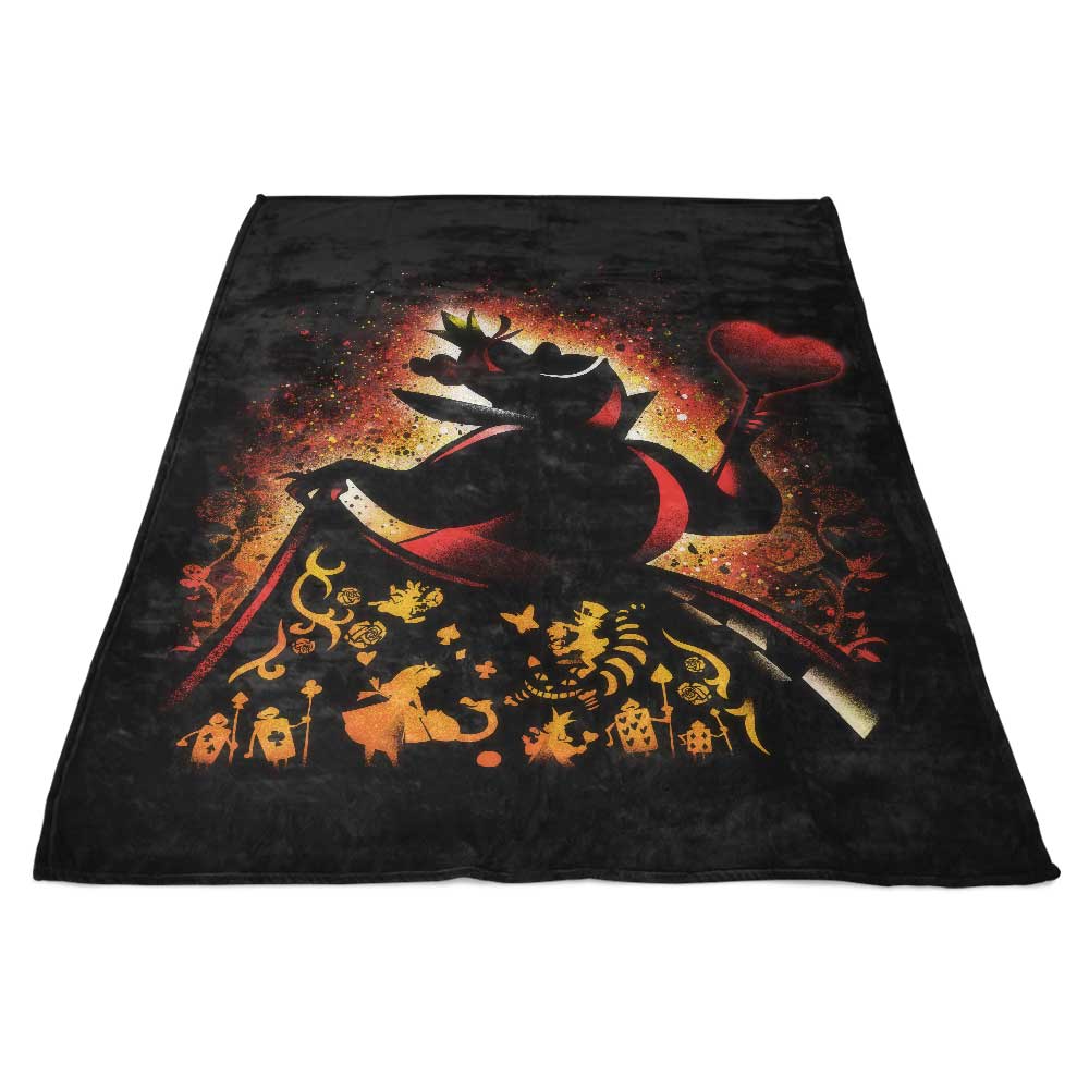Ultra-Soft 'Tyrant of Hearts' Fleece Blanket from Alemaglia