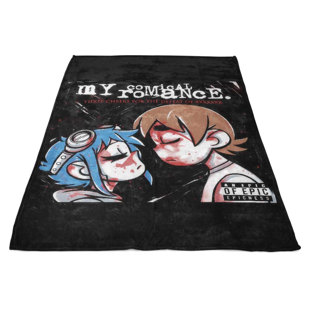 My Humorous Romance-themed Fleece Blanket for Comfort and Coziness