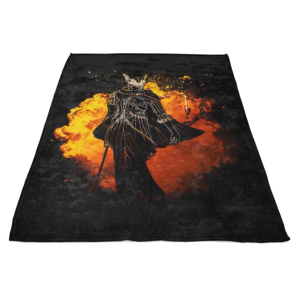 Ultra-Soft Soul of the Blade Fleece Blanket by Donnie Illustrations