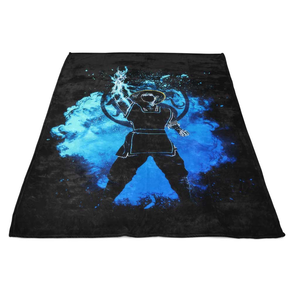 Ultra - Soft Soul of Thunder Fleece Blanket for Cozy Moments