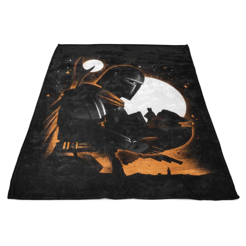 Ultra - Soft 'Wherever I Go' Polyester Fleece Blanket