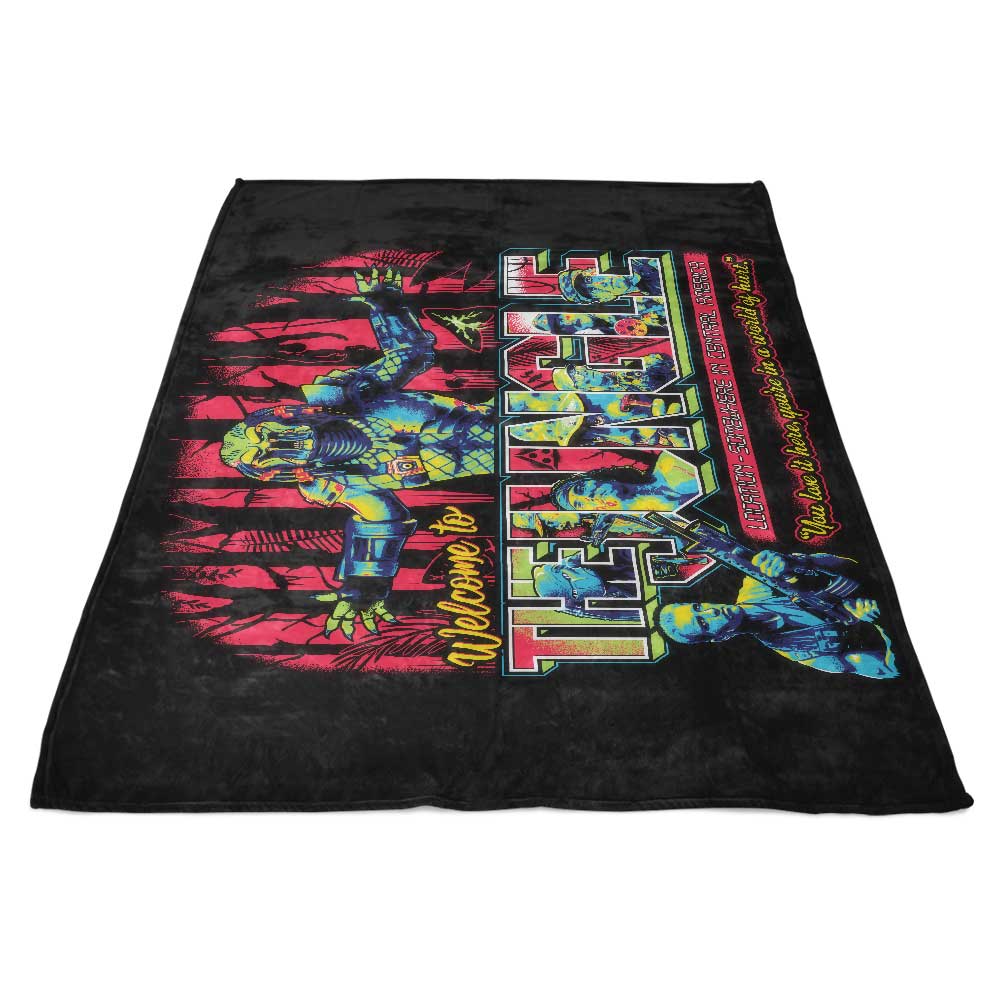 Fleece Blanket Inspired by Some Place in Central America