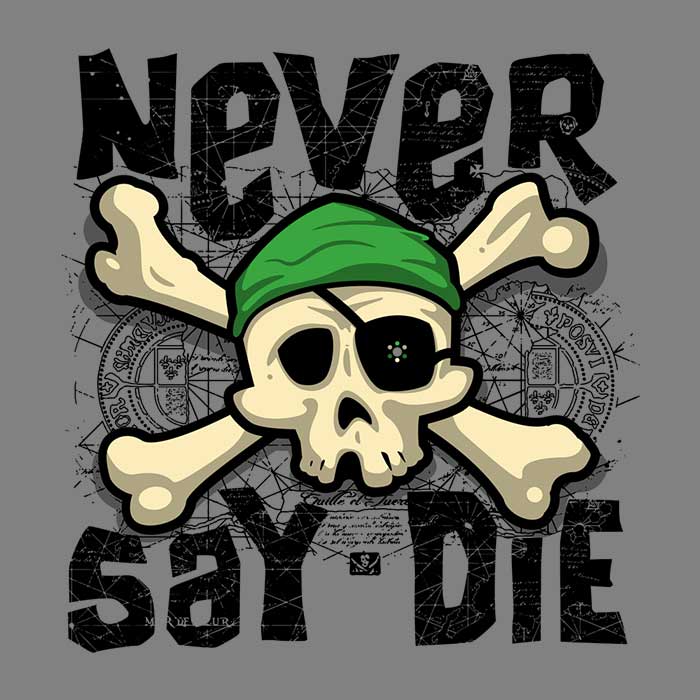 Ultra - Soft 'Never Say Die' Polyester Fleece Blanket