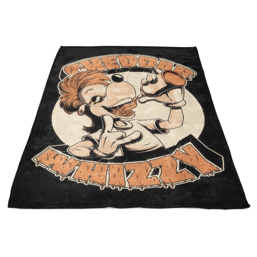 Cozy Cheddar Whizzy Fleece Blanket by Studio Mootant