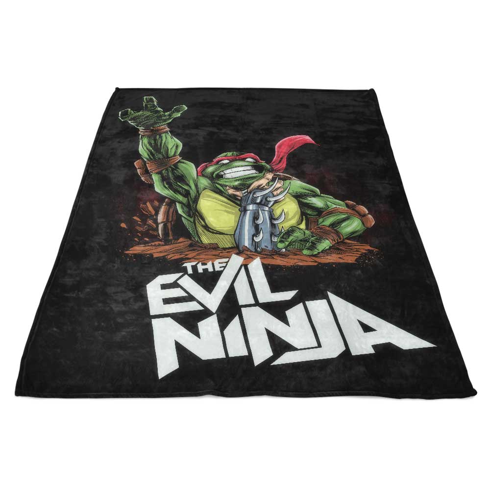 The Wicked Ninja Themed Polyester Fleece Blanket for Cozy Moments