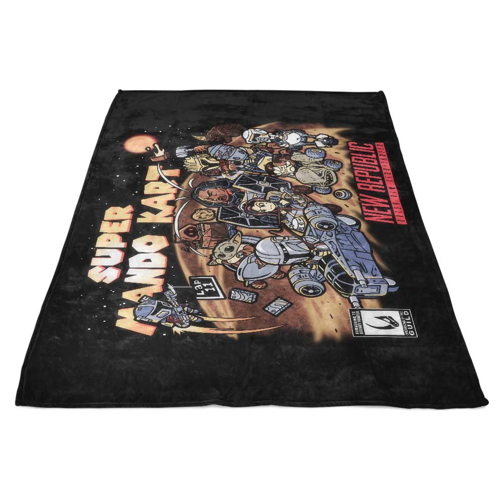 Ultra-Soft Prime Premne Design Bounty Hunter Kart Fleece Blanket