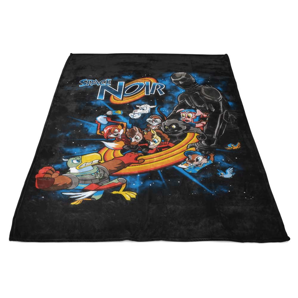 Space Noir Luxury Fleece Blanket for Cosy Comfort