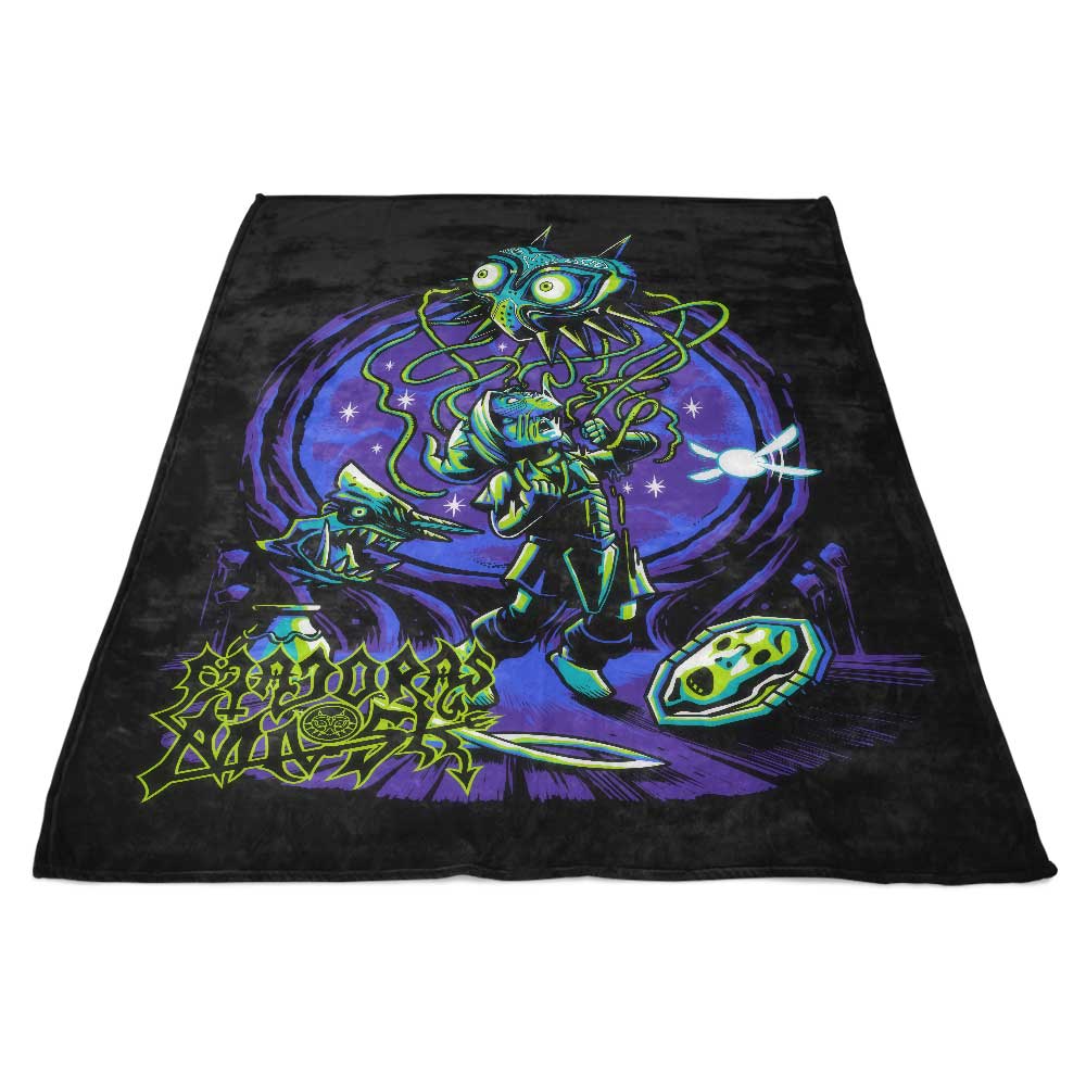Dracula Byte's Cozy Fleece Blanket - End of Termina Design