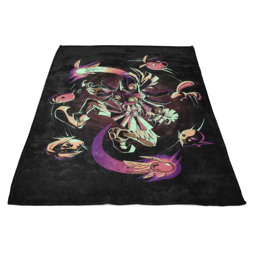 Gazo1a's Cozy Fleece Blanket - Masked Destiny Style