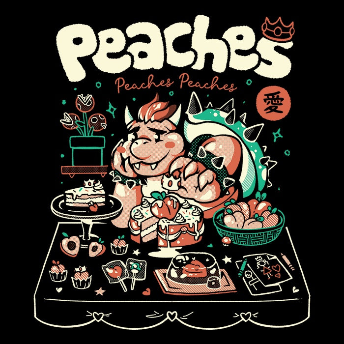 Peach Picnic-themed Fleece Blanket for Relaxing Outdoors