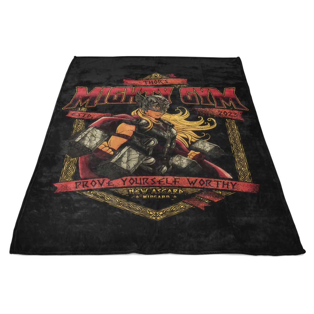 Teesgeex Mighty Gym - Ultra-Soft and Plush Polyester Fleece Blanket