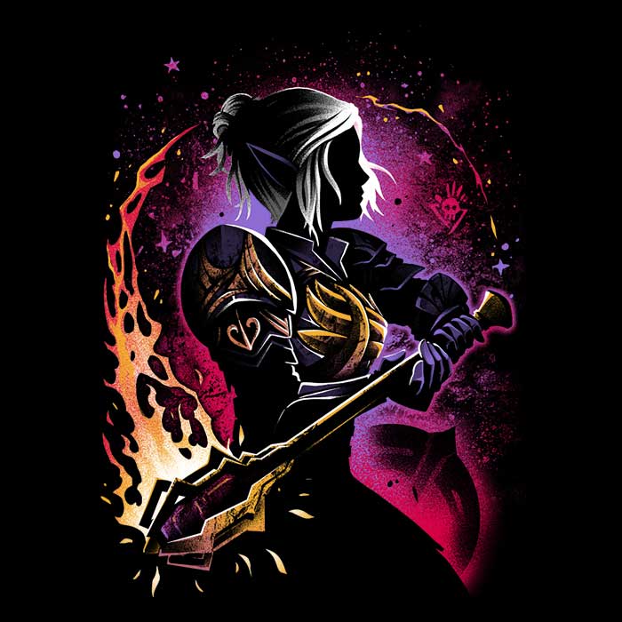 Cozy Fleece Blanket Featuring the Paladin of the Absolute