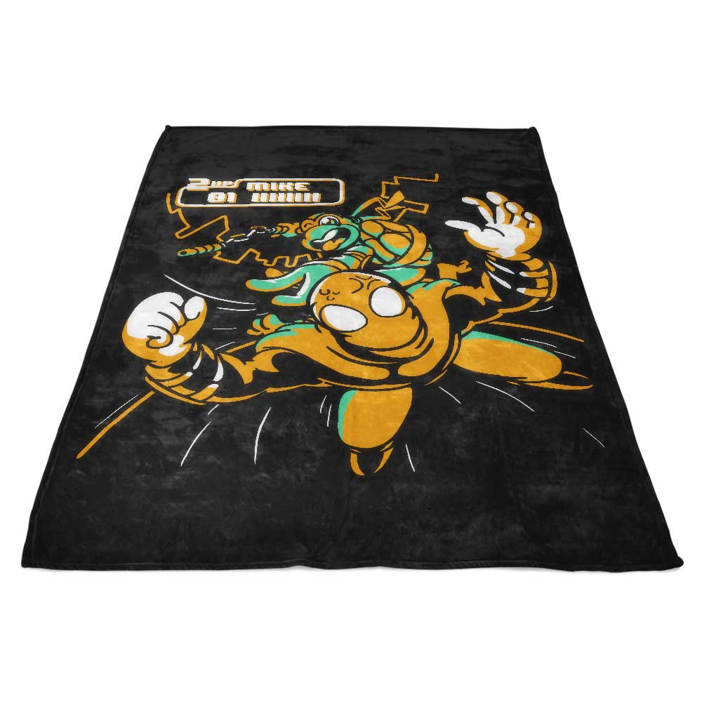 Arcade Mikey Themed Super Soft Fleece Blanket for Comfort