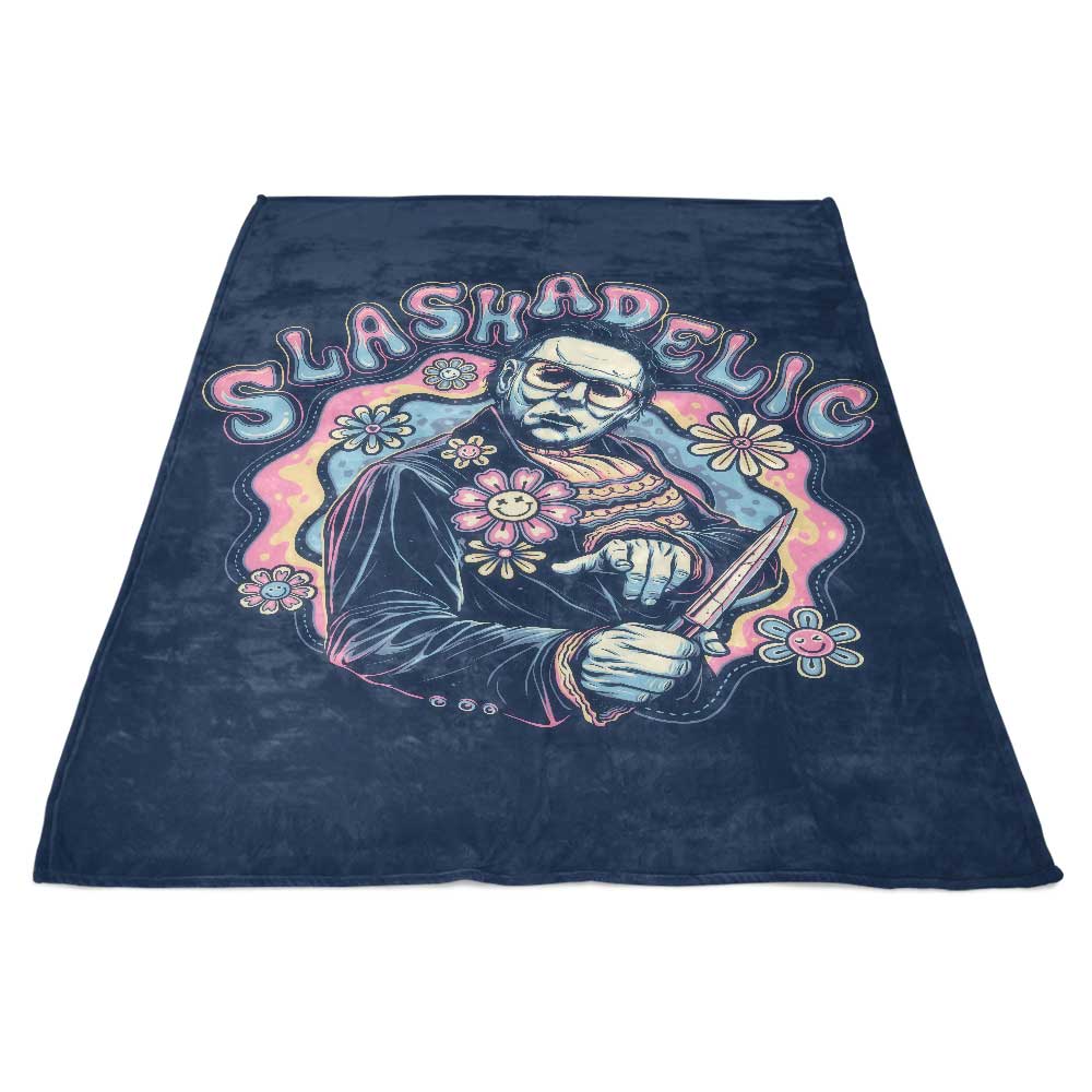 Slashadelic Brand Super Soft Polyester Fleece Blanket