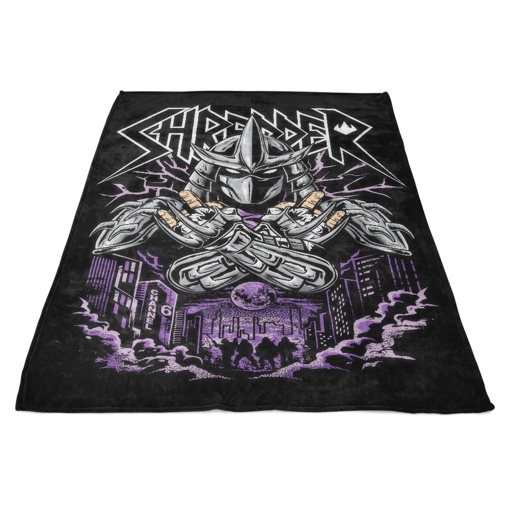 Comfortable Shredhead Fleece Blanket by Dracula Byte