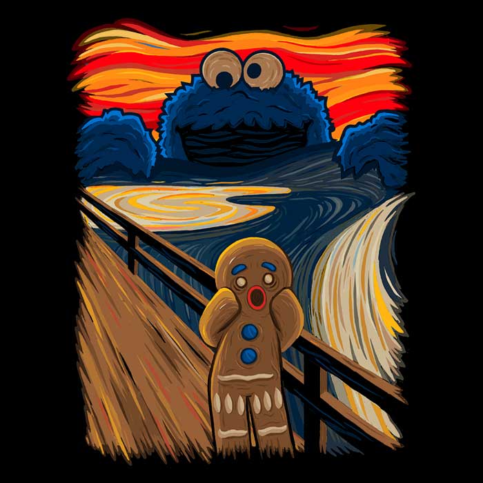 Ultra - Soft Raffiti Cookie Muncher Fleece Blanket