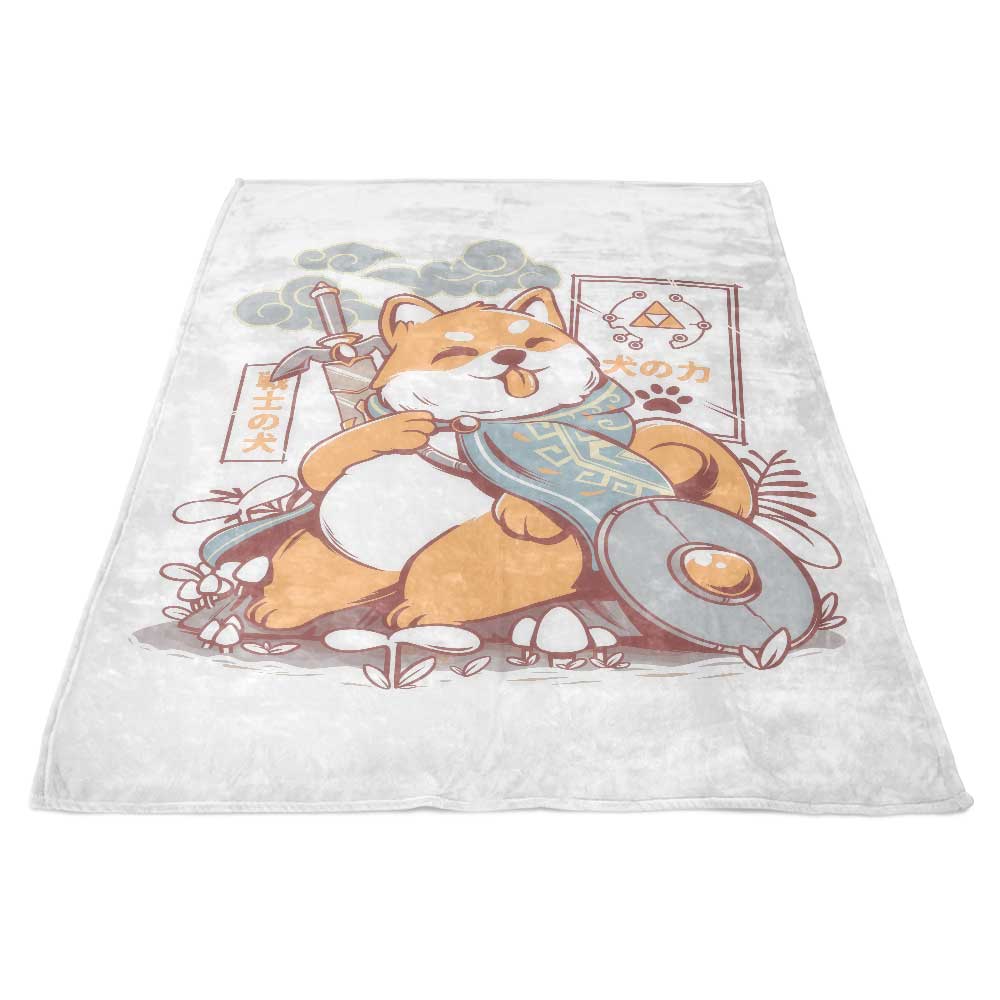 The Legendary Dog Themed Fleece Blanket for Comfort