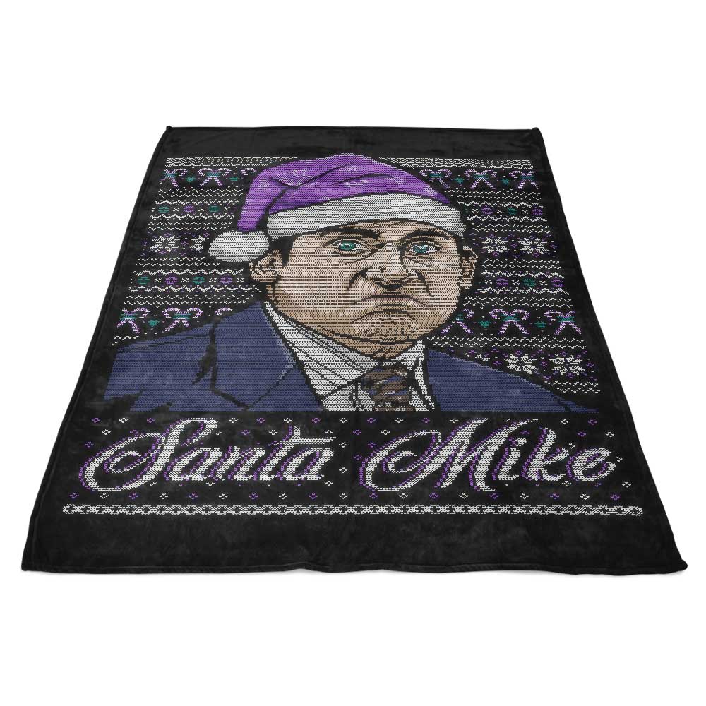 Santa Mike Themed Ultra - Soft Fleece Blanket