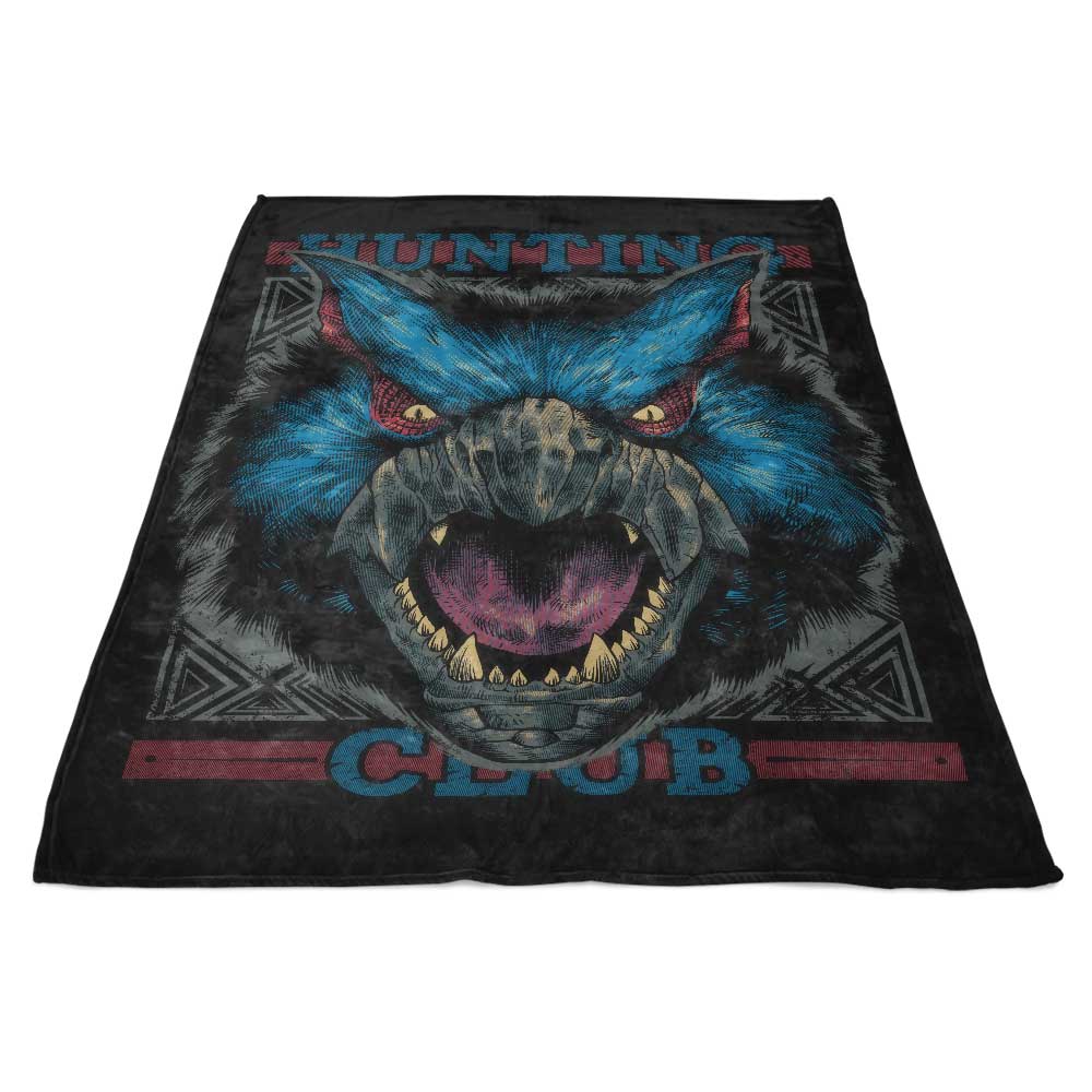Adam Works' Super Soft Narga Hunting Club Fleece Blanket