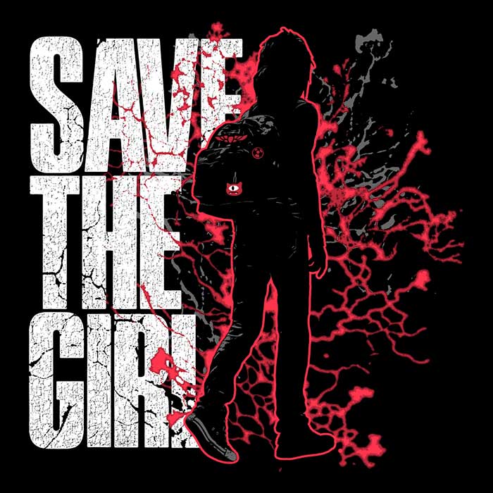 Save the Girl Design - Cozy Polyester Fleece Blanket for Comfort