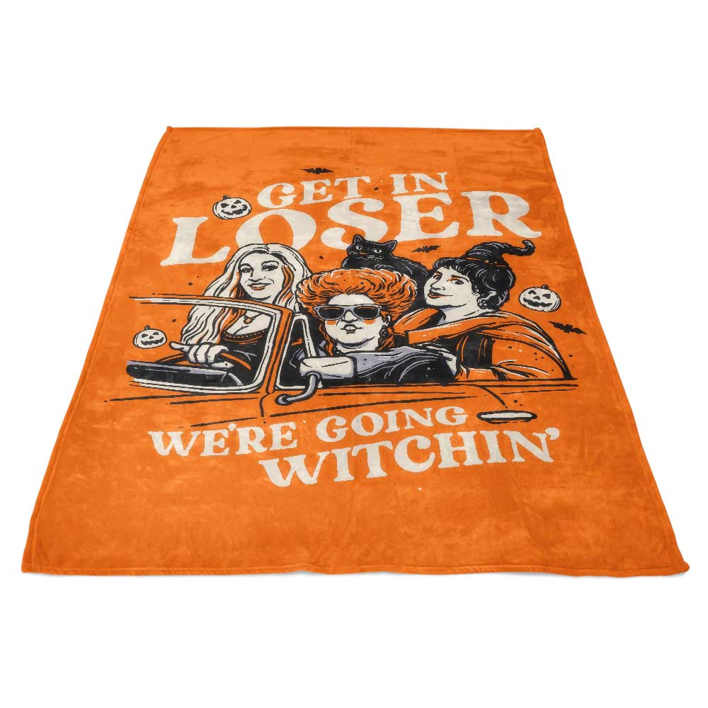 Cozy Momma Gorilla 'Get in Loser' Fleece Blanket for Ultimate Comfort