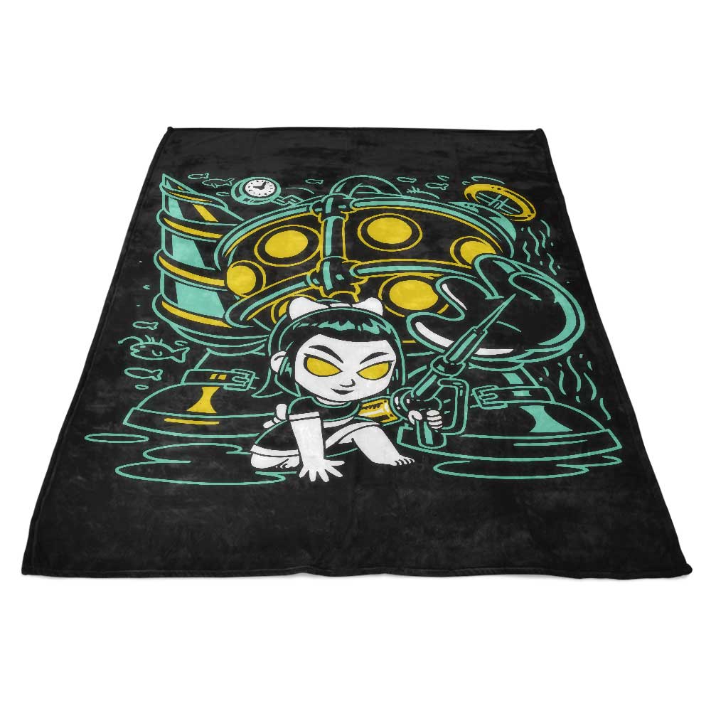 Rapture Darkness Luxury Fleece Blanket - Soft and Cozy