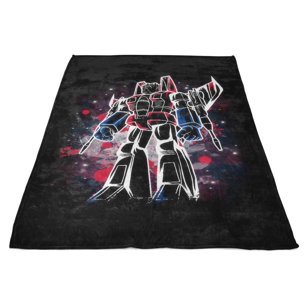 Soft and Cozy Inked Scream Design Fleece Blanket