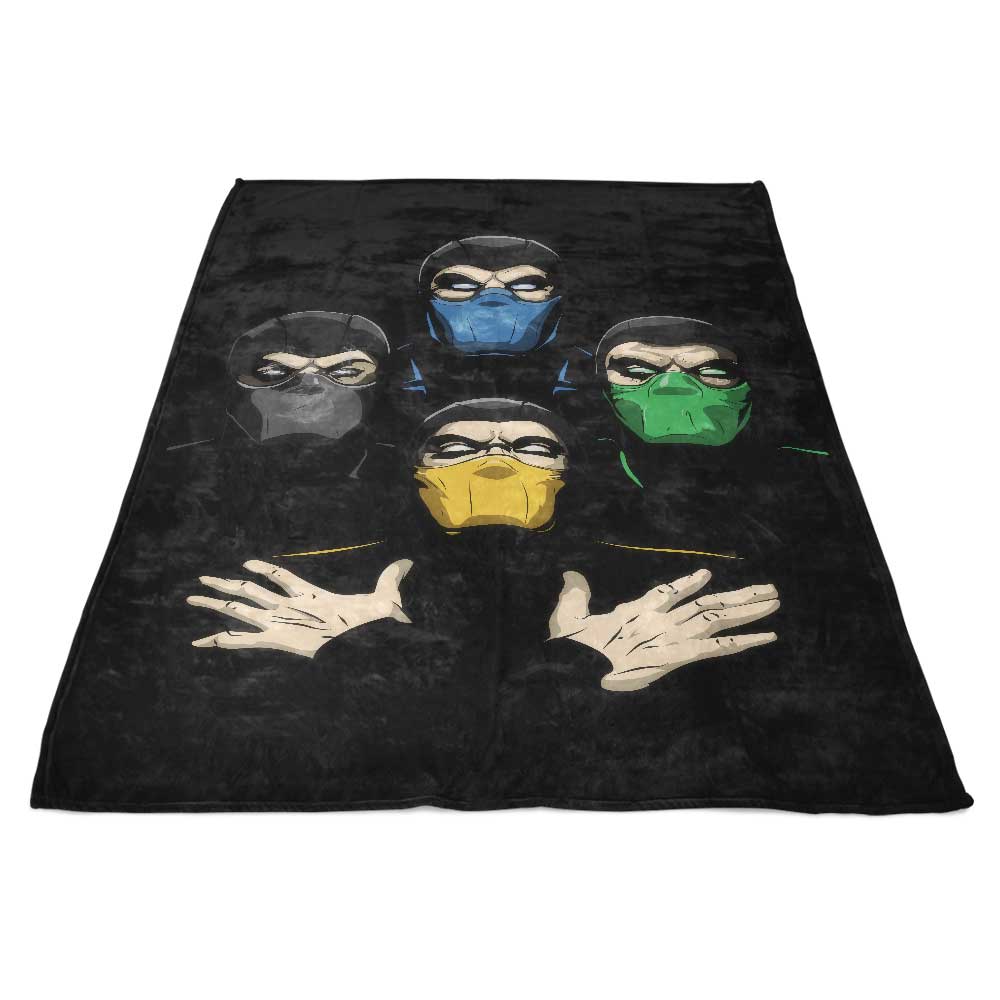 Aaron Morales Designs' Mortal Rhapsody Super-Soft Fleece Blanket