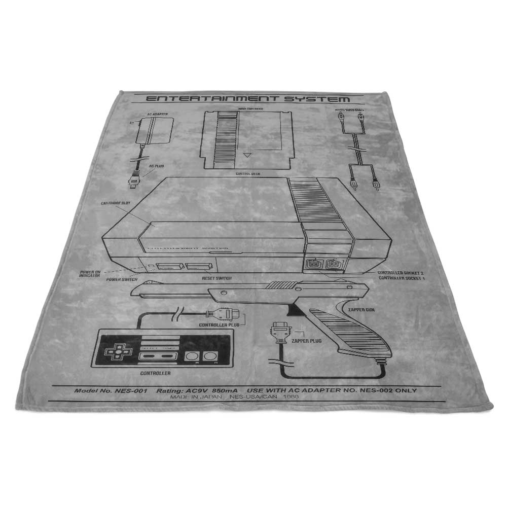 Adam Works Fleece Blanket for Alternative Entertainment System