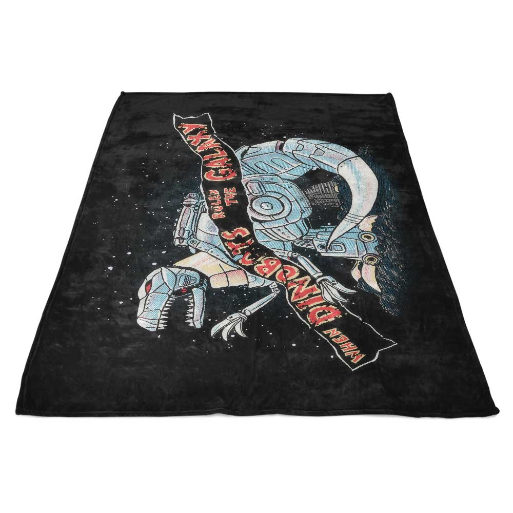 Jurassic Spark Fleece Throw Blanket