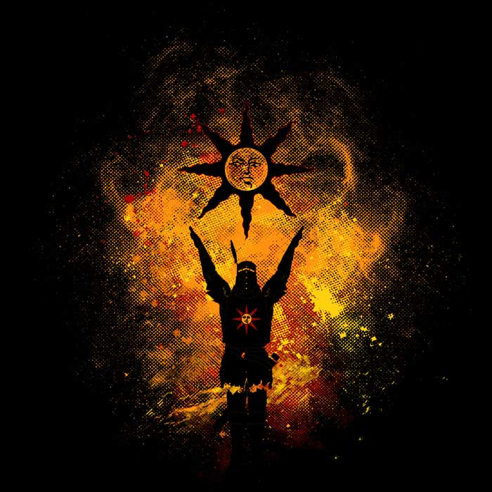 Soft and Plush 'Praise the Sun' Art Fleece Blanket