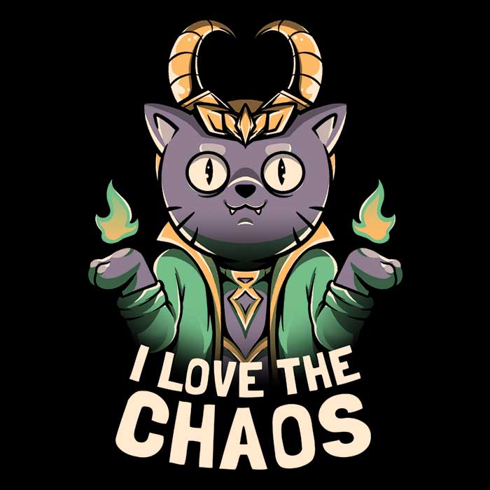 Ultra-Soft 'I Love the Chaos' Polyester Fleece Blanket