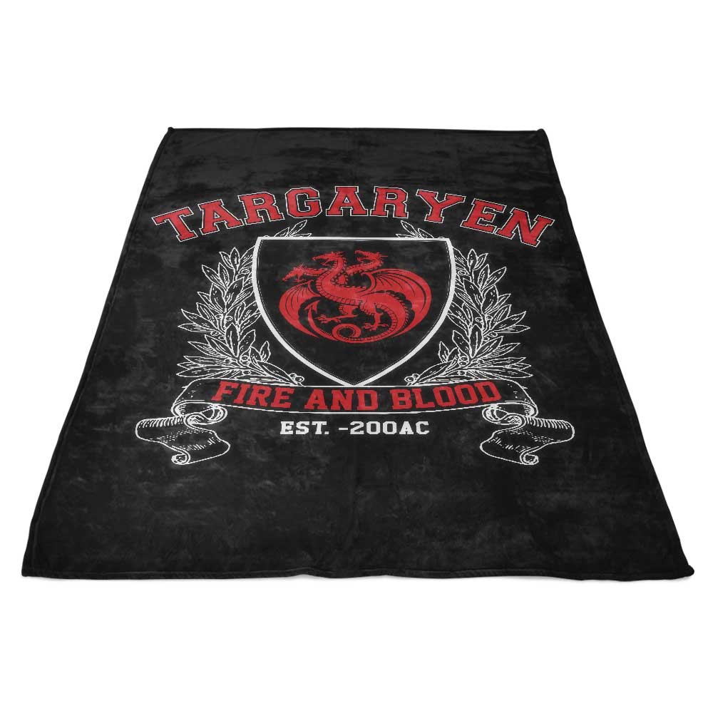 Targaryen University-themed Ultra-soft Fleece Blanket for Comfort and Warmth