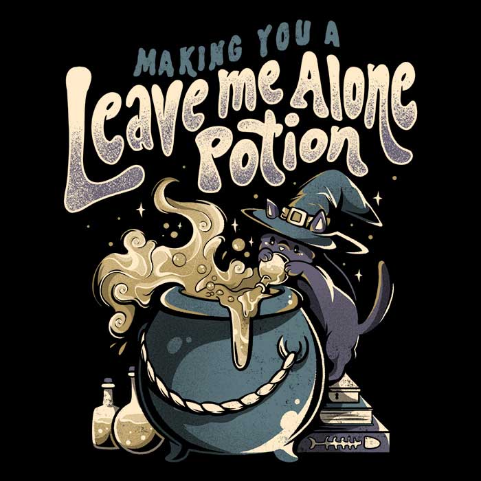 Ultra - Soft 'Leave Me Alone' USA - Made Fleece Blanket